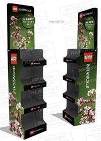 LEGO botanicals Blumen Display Bauset - farbenfrohes dekoratives Spielzeug