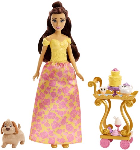 Fisher-Price Disney Princess Belle Teeservice Spielzeug Puppenwagen-3