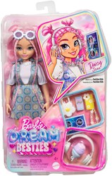 Mattel Barbie Modepuppe Dream Besties Daisy Jean mit Musik-Accessoires