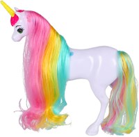 Moonlight Puppenset Spielzeug mit Einhorn und Zubehör - buntes Haar-2