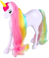 Moonlight Puppenset Spielzeug mit Einhorn und Zubehör - buntes Haar-3