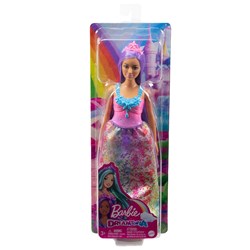 Barbie Dreamtopia Prinzessinnenpuppe mit lila Haaren - Fantasie Spielzeugpuppe