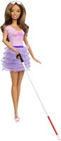 BEX Barbie Modepuppe Fashionistas - Mit Blindenstock und Sonnenbrille