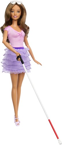 BEX Barbie Modepuppe Fashionistas - Mit Blindenstock und Sonnenbrille