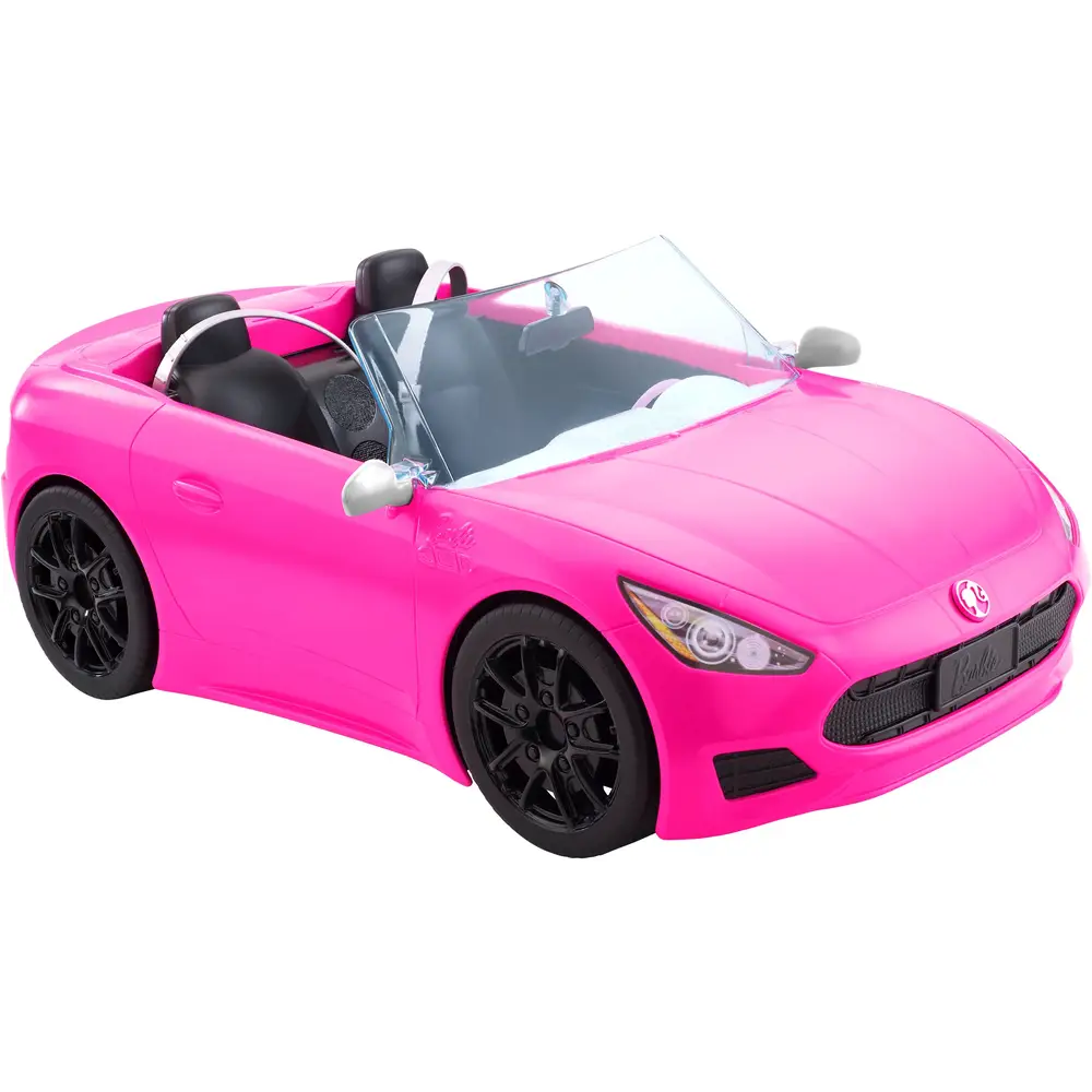 Mattel Barbie Cabrio Puppenauto rosa Spielzeugfahrzeug für Kinder