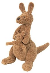 Happy Horse Kuscheltier Känguru Kick 24 cm - braun - Plüsch Baby Stofftier