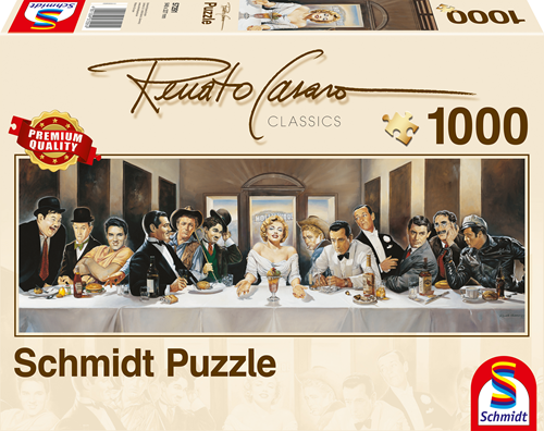 Schmidt Puzzle Panorama Invitation - 1000 Teile - Filmklassiker