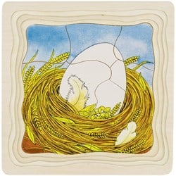Goki Holzpuzzle Hänchen - 44 Stück