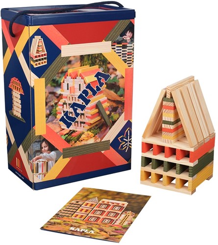 Kapla Holzbausteine Herbst Box - 200 Stück Spielzeug Set-3