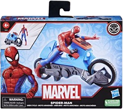 Hasbro Spider-Man Web Cycle Motorrad Spielfigur 15 cm Marvel