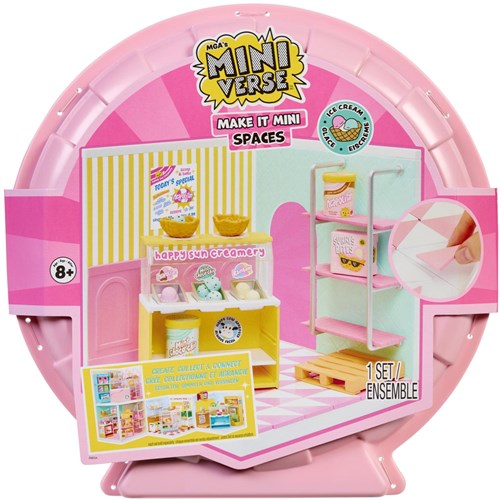 Make It Mini Spaces Eisdiele Bastelset - Miniatur Spielzeug Bausatz