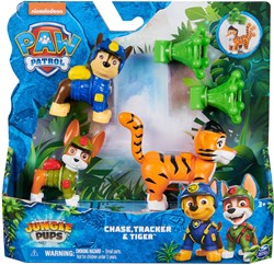 Paw Patrol Jungle Pups Spielfigurenset mit Projektilwerfer - 3 Stück