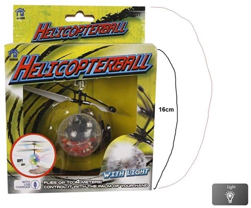 Helikopterbal met Licht USB-2