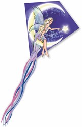 Knoop Kites Drachen Diamant Fee mit Schwanz 85x75cm für Kinder