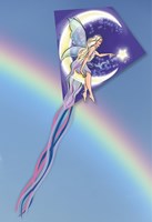Knoop Kites Drachen Diamant Fee mit Schwanz 85x75cm für Kinder-2
