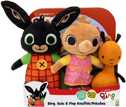 Bing Plüschset Bing, Flop und Sula - weiche Kuscheltiere Spielzeug
