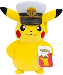 Pokémon Plüsch Captain Pikachu 20 cm Kuscheltier Spielzeug