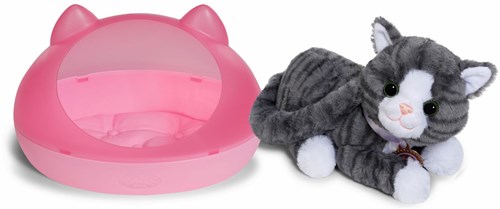 BABY born Kuschelkatze Cookie mit Sound und Katzenkörbchen - interaktives Spielzeug-3