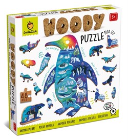 LUDATTICA Holzpuzzle - Arktische Tiere
