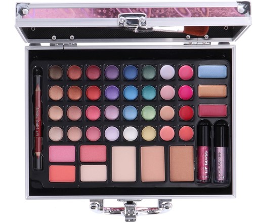 Casuelle Make-Up Koffer Holografisch Vlinder