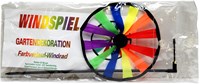 HOT Sports + Toys Windmühle mit Holzstab 18 cm buntes Spielzeug-2