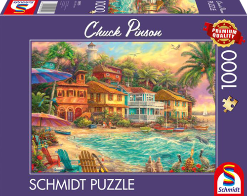 Schmidt Puzzle Island Life 1000 Teile - Erwachsenenpuzzle