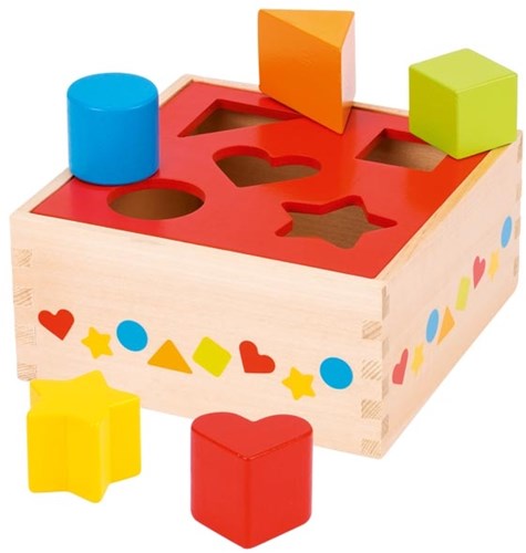 Goki Holz Sortierbox - Lernspielzeug Formen erkennen-3