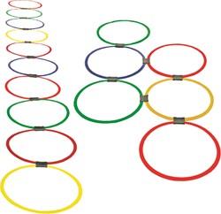 Megaform Reifen Set - Rhythmische Reifen für Spiel und Bewegung