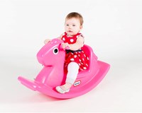 Little Tikes Schaukelpferd rosa - Kunststoff Schaukeltier Spielzeug-2