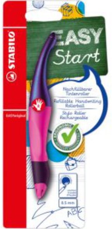 STABILO EASYoriginal - ergonomischer Tintenroller - rechtshändig - Holographie-Edition - magenta