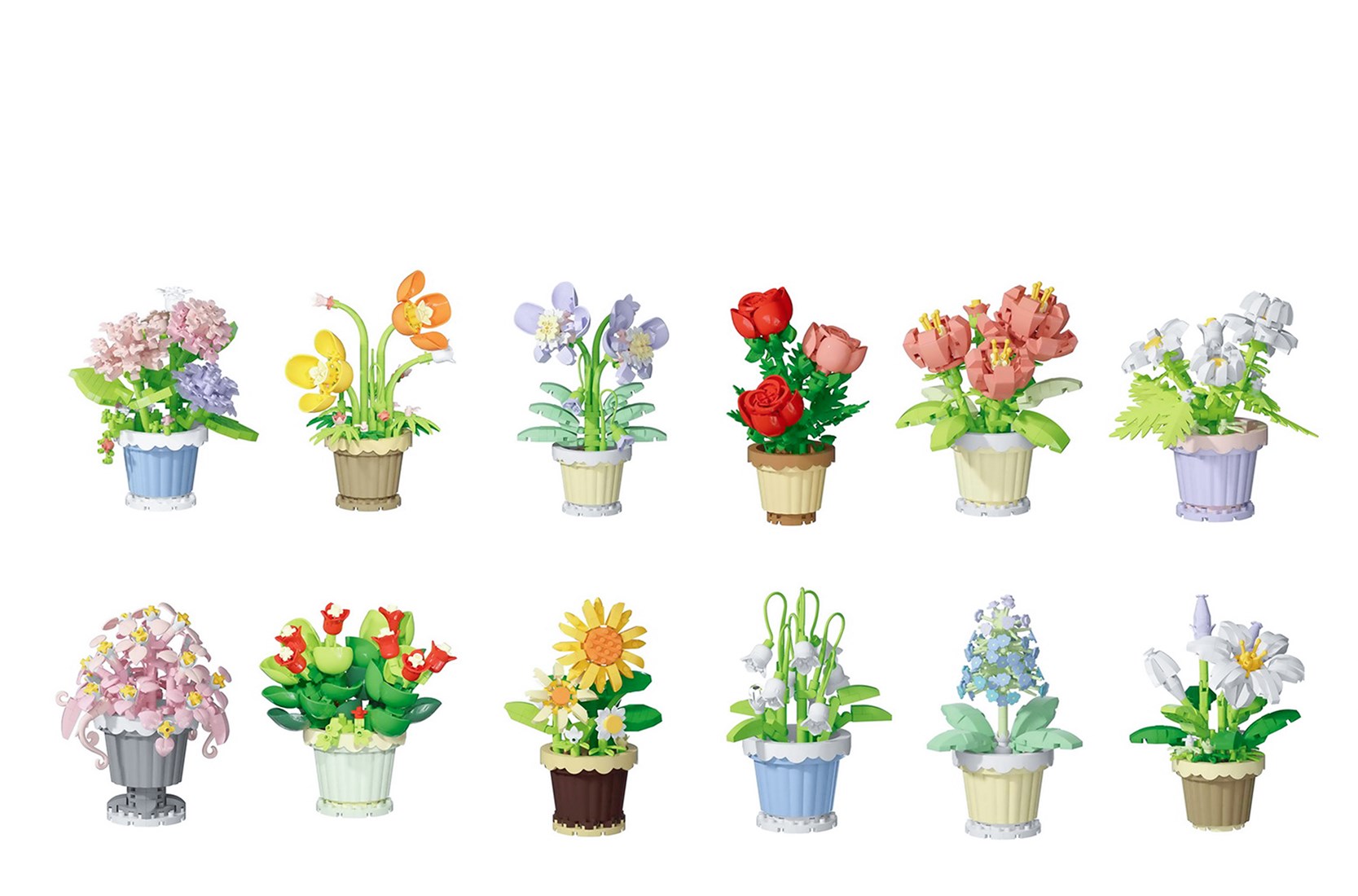 Van Manen Blumen Bauset Pflanze im Topf