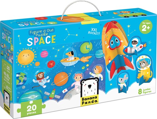 Banana Panda Erforsche das Weltraum-Puzzle