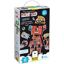 Banana Panda Mix and Match Robot Lab - 65 Teile