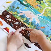 Banana Panda Find and See Puzzle Dinosaurier 4+-3