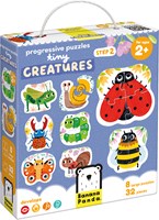 Banana Panda Schritt für Schritt kleine Tiere puzzeln 2+