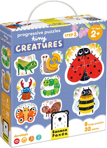 Banana Panda Schritt für Schritt kleine Tiere puzzeln 2+