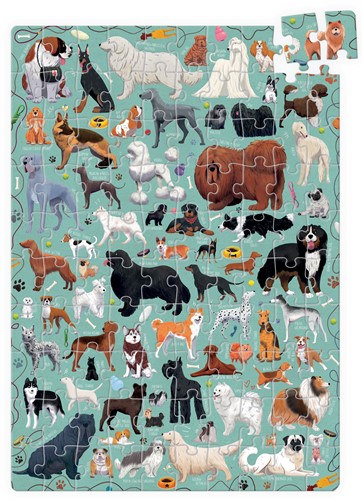 Banana Panda Puzzle Liebe Hunde (100 Stück)-2