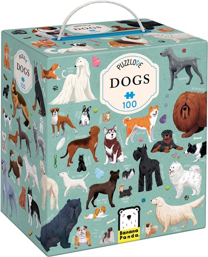Banana Panda Puzzle Liebe Hunde (100 Stück)