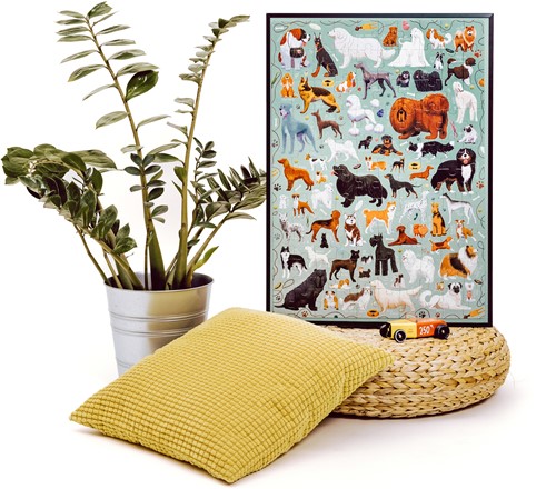 Banana Panda Puzzle Liebe Hunde (100 Stück)-3