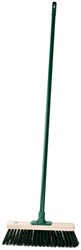 Straßenbesen pvc grün Außenbesen mit Stiel 120cm Garten Spielzeug