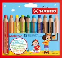 STABILO Woody 3 in 1 Buntstift 10 Stück(e)