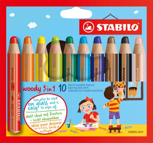 STABILO Woody 3 in 1 Buntstift 10 Stück(e)