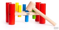 Bajo Holz Hammerbank - pädagogisches Klopfspiel Hammerspiel Spielzeug