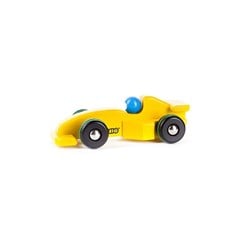 Bajo Holz Formel 1 Rennwagen - Spielzeugauto gelb nachhaltig