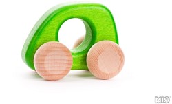 Bajo Holz Mini Auto - Spielzeugauto grün nachhaltig