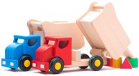 Bajo Holz-Kippwagen Lernspielzeug mit Bausteinen - 26 cm-2