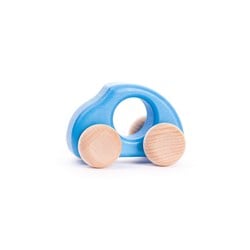 Bajo Holzauto Beetle hellblaues nachhaltiges Spielzeugauto