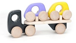 Bajo Holz-Autotransporter Spielzeug mit Autos - langlebig und kreativ