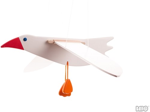 Bajo Holz Spielzeugflugzeug Seagull Mewa weiß multi colour-3