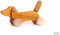 Bajo Holzspielzeug Dackel Welpe Fahrzeug - nachhaltiges Holzspielzeug